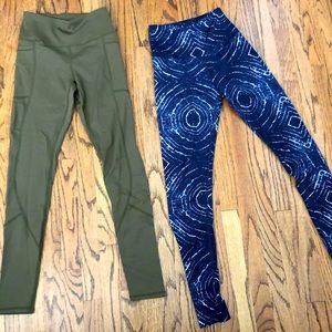 Leggings size S and 2.